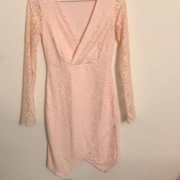 Divided Dresses & Skirts - Blush pink long-sleeve dress